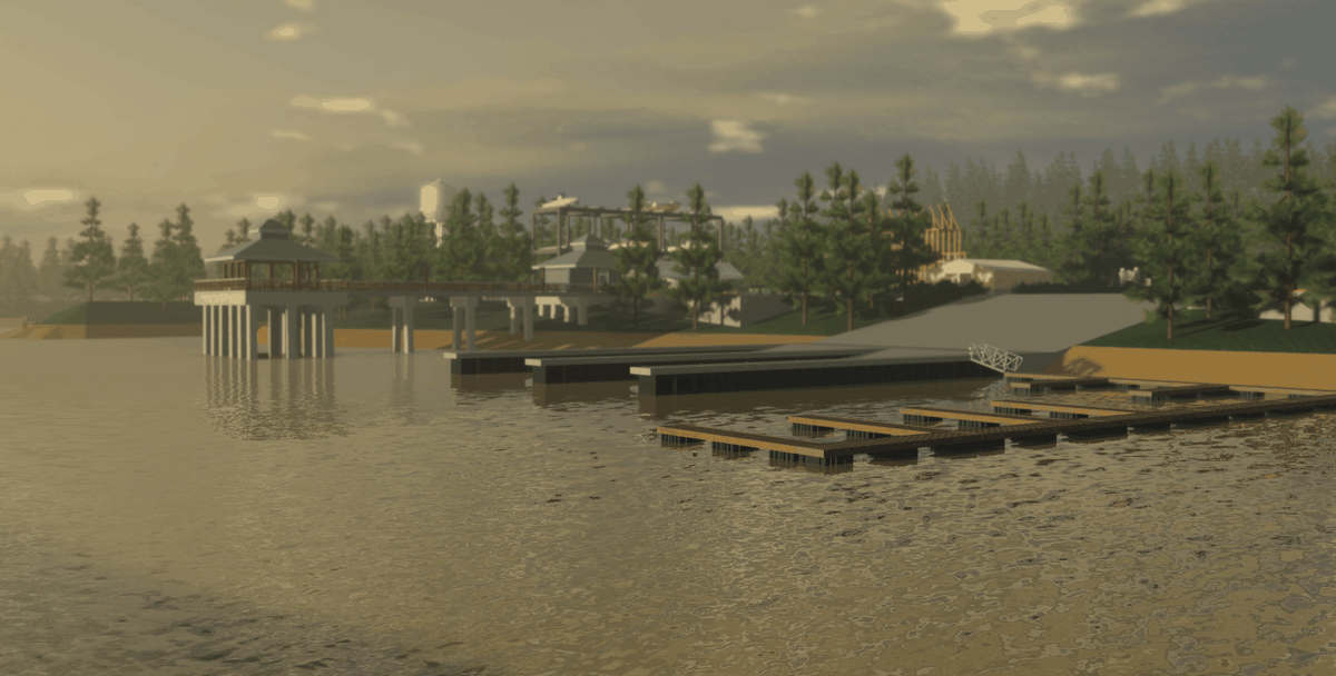 Lakeside Town Map