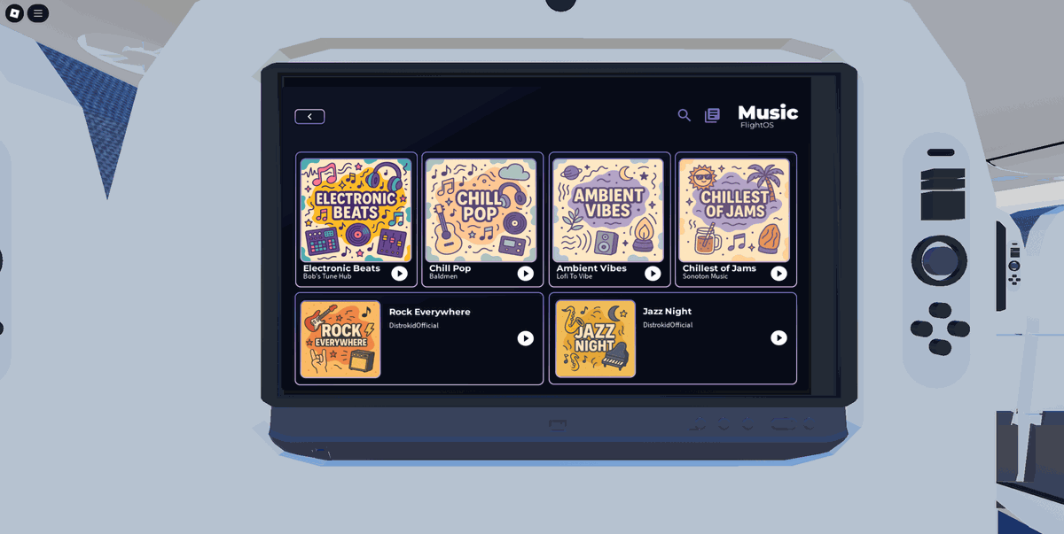 AeroVibe Flight Entertainment System For Ro-Aviation Aircrafts