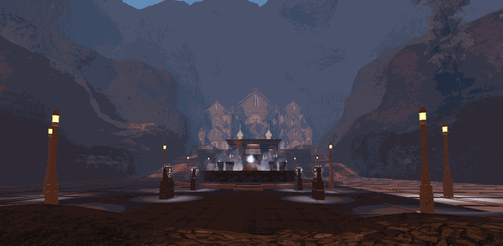 Temple on Tython with Saber System