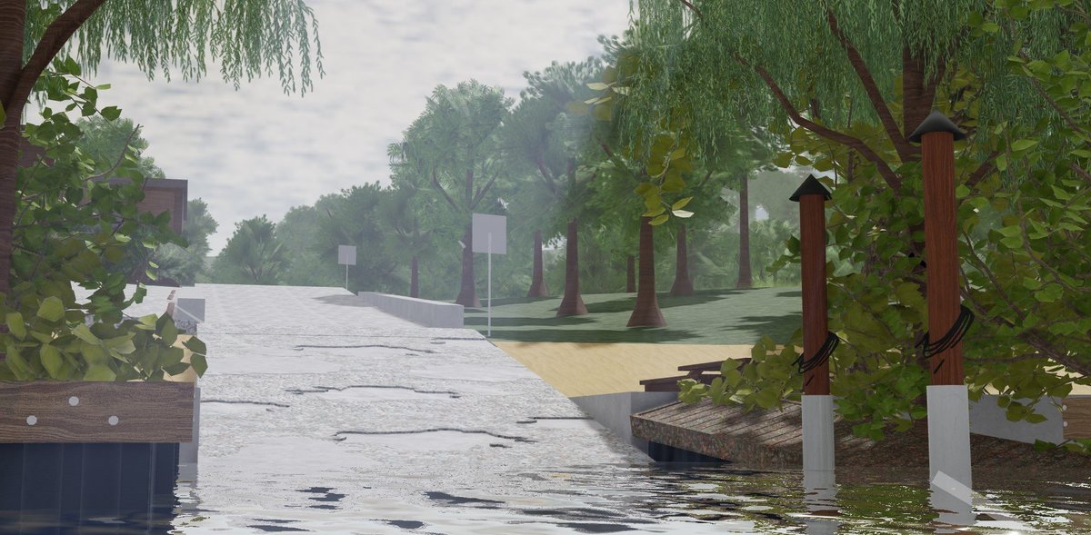 Lakeside Town Map Summer